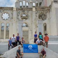 Notre Dame cathedral destroyed by the 2010 earthquake in Port au Prince, Haiti